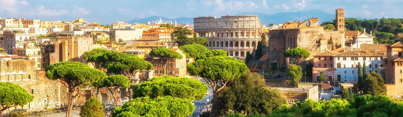 Citytrip Rome Colosseum panorama