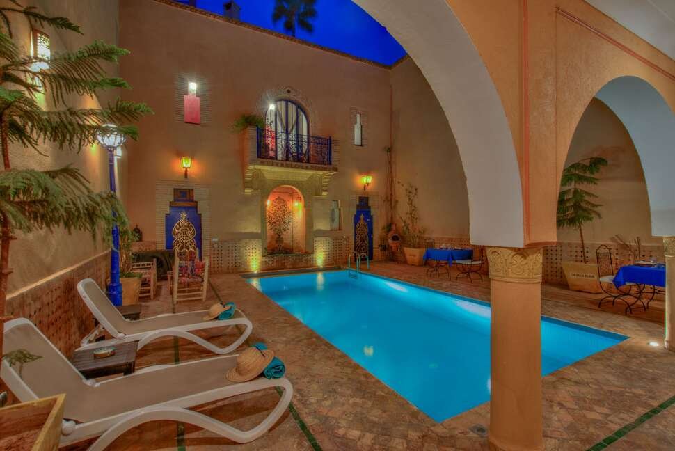 Riad La Villa Bleue - Vlucht + hotel Marrakech