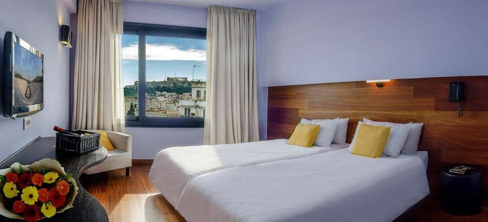 Athens Center Square Hotel - Vlucht + hotel Athene