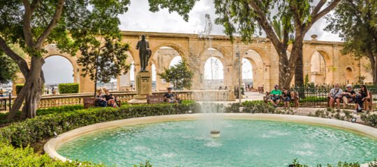 Citytrip Valletta Upper Barrakka