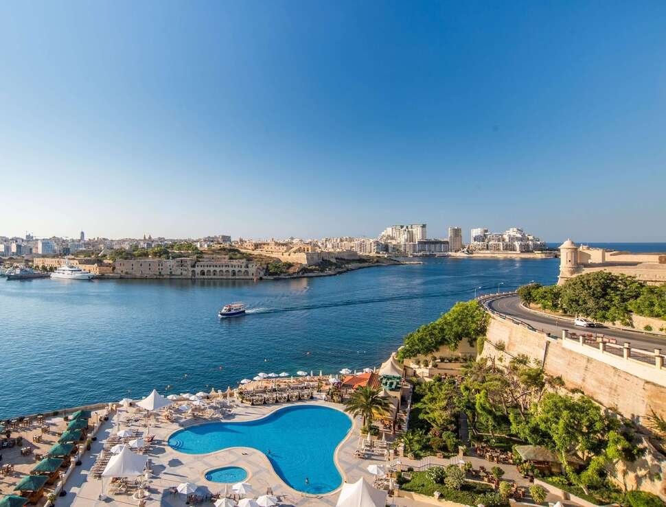 Grand Hotel Excelsior - Vlucht + hotel Valletta