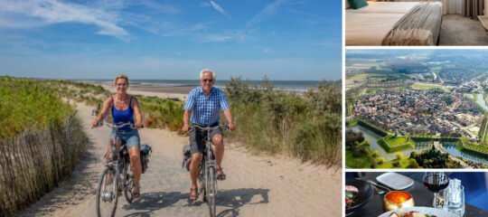 Churchill Hotel Terneuzen | 5-Daagse fietsvakantie door Zeeuws-Vlaanderen in Zeeland | incl. 3-gangendiner (2 avonden)